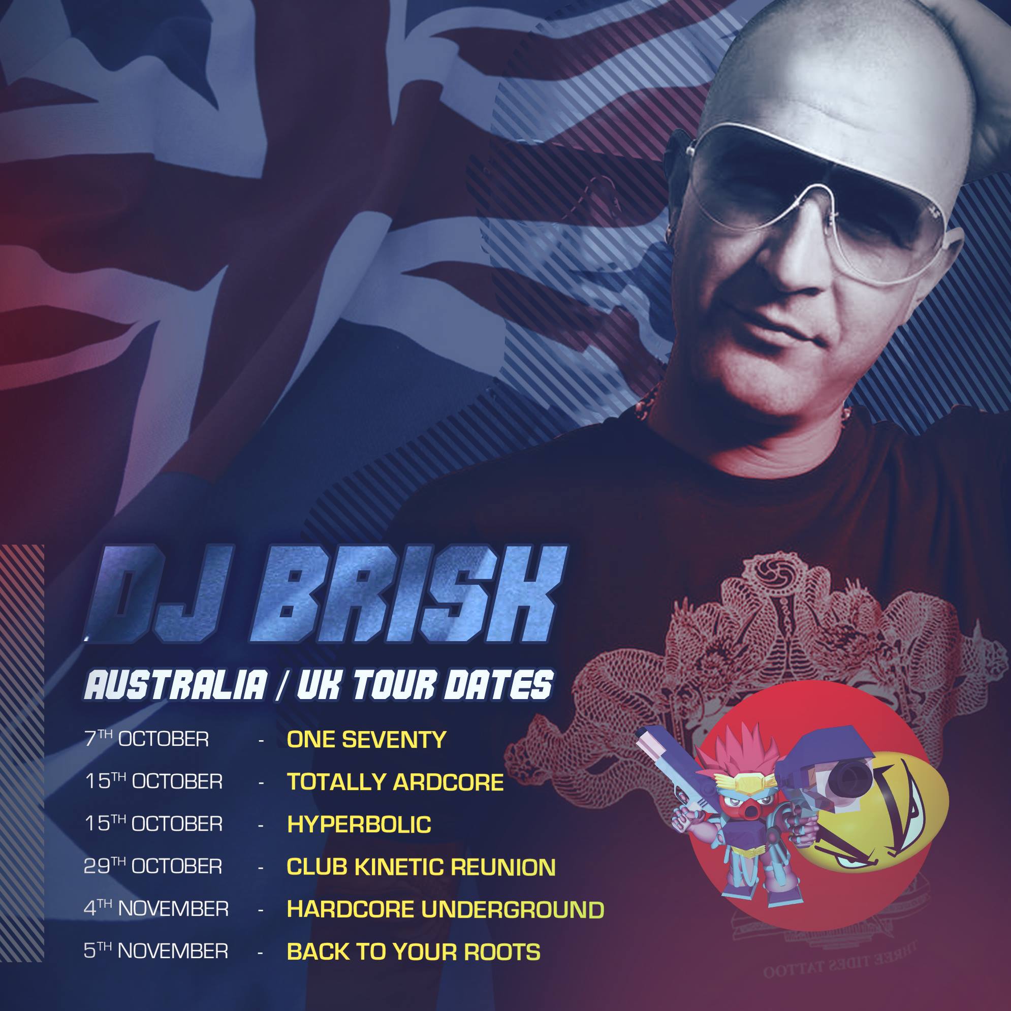 DJ Brisk – 2016 U.K tour dates